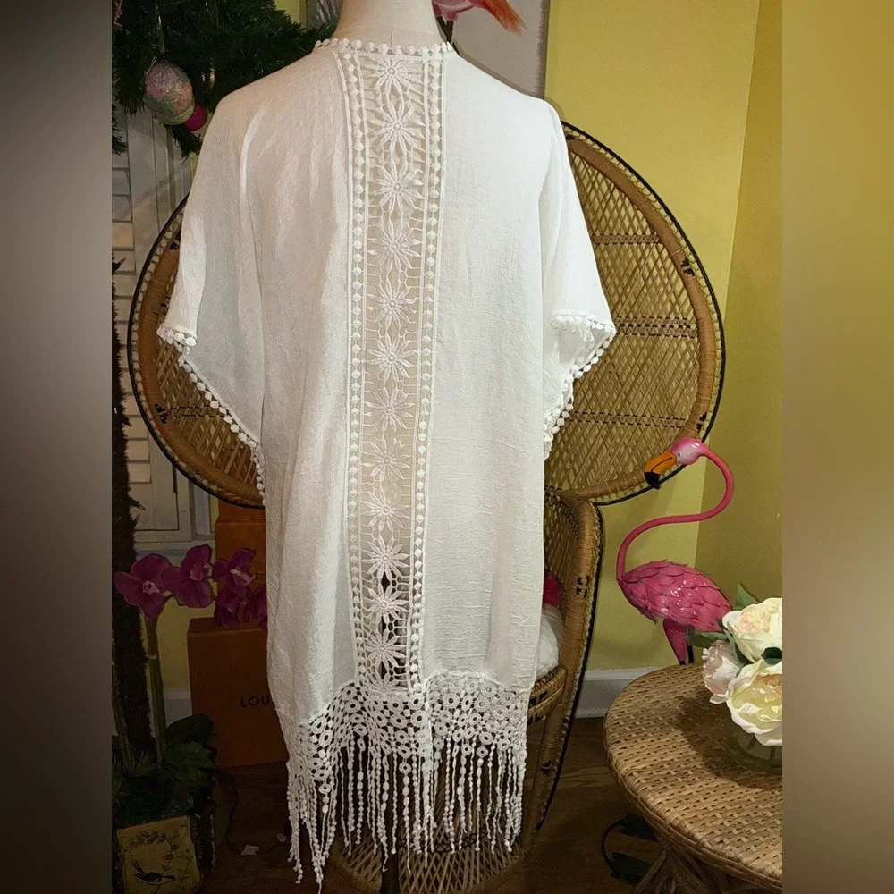 Vintage Lace Kimono One Size - Picture 11 of 14